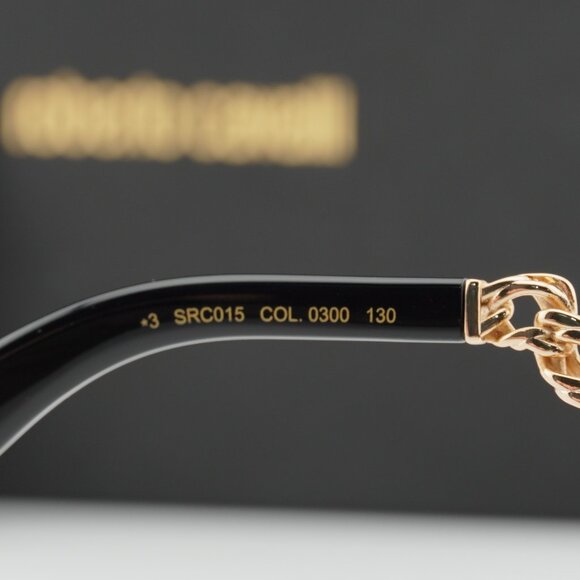 Roberto Cavalli SRC015M 0300 Shield Sunglasses - Gold/Brown - Picture 8 of 10